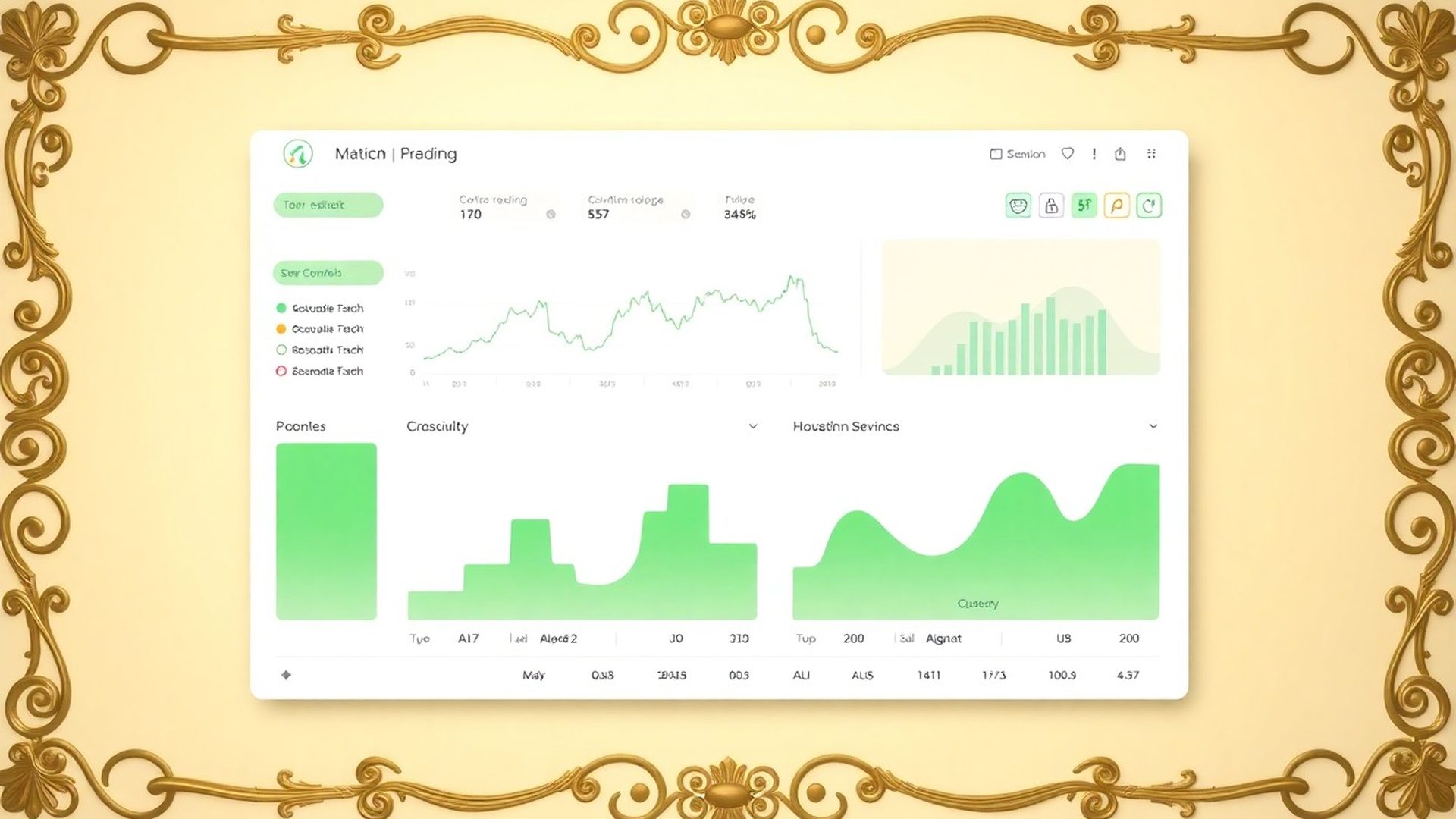 Přehledný dashboard platformy Kancelář Plzeň v lesní a krémové paletě